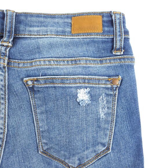 Judy Blue Skinny Casual Button Zip Medium Wash Denim Jeans Womens Size 5/27 Blue - Picture 4 of 9